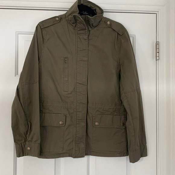 Love Tree Jackets & Blazers - Love Tree Army Green Fall Jacket